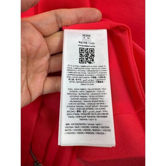 Guess Marciano Kyle Corset Midi Dress citrus Paradisi bodycon 90s sexy sz 8 - Picture 9 of 10